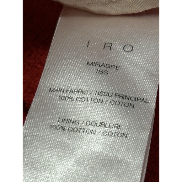 IRO 2 Pc Shirt & Jacket Set (France Sz 40/US Sz 8) Jacket Sz 40/Shirt Sz 42 - Picture 8 of 9